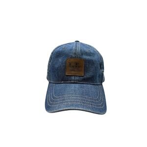CapSmith Kentucky Wildcats Hat Unisex Blue Denim Leather Patch OSFM
